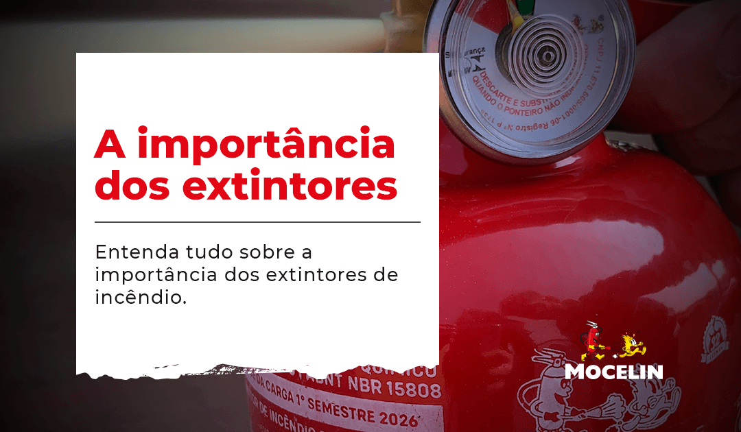 Entenda a importância dos extintores de incêndio